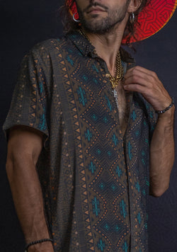 Shirt Men Half Sleeves / Bamboo - MUDGRASS