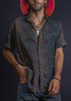 Shirt Men Half Sleeves / Bamboo - MUDGRASS