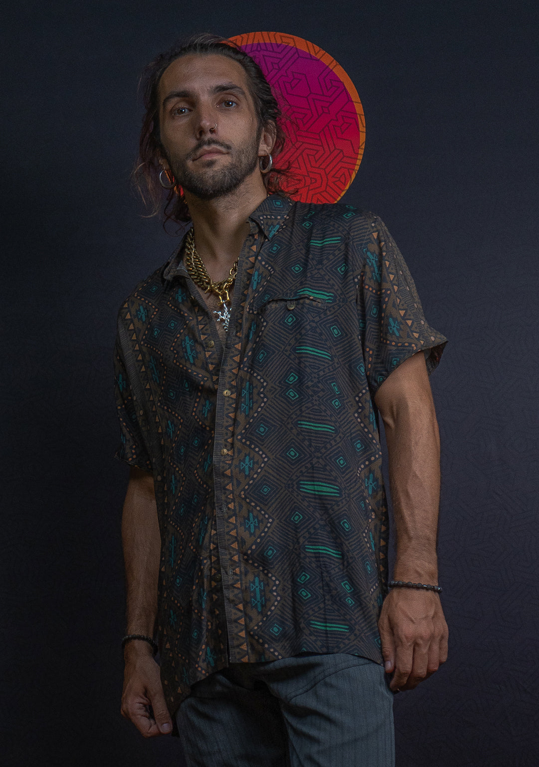 Shirt Men Half Sleeves / Bamboo - MUDGRASS