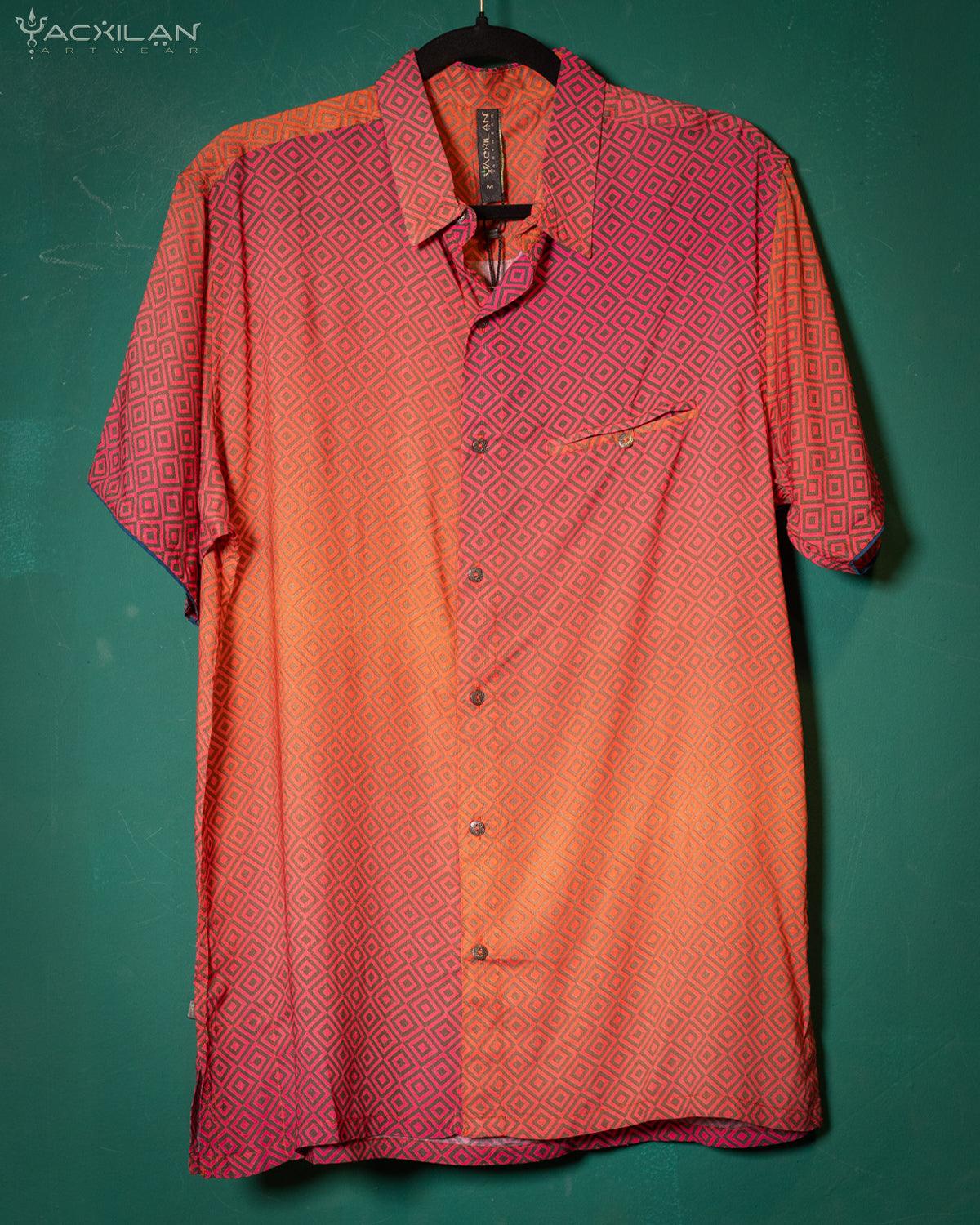 Shirt Men Half Sleeves / Bamboo - PINKAMALEON - Yacxilan Artwear