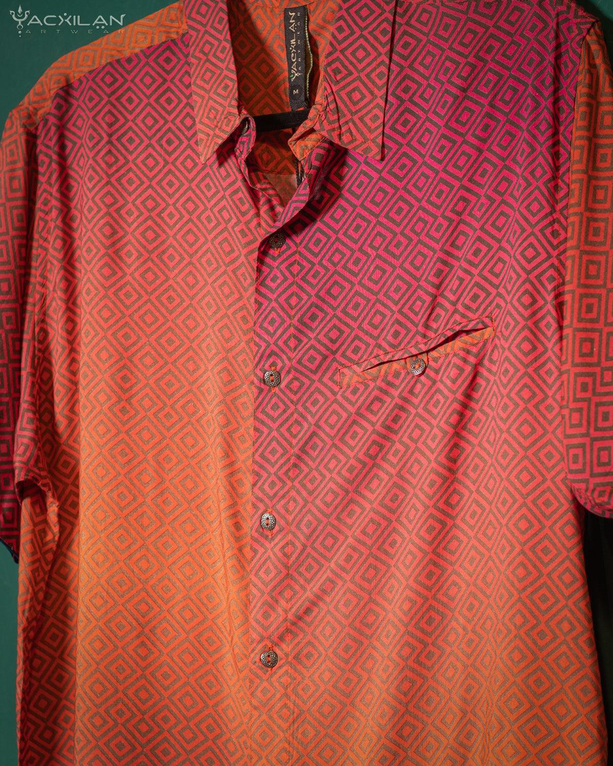 Shirt Men Half Sleeves / Bamboo - PINKAMALEON - Yacxilan Artwear