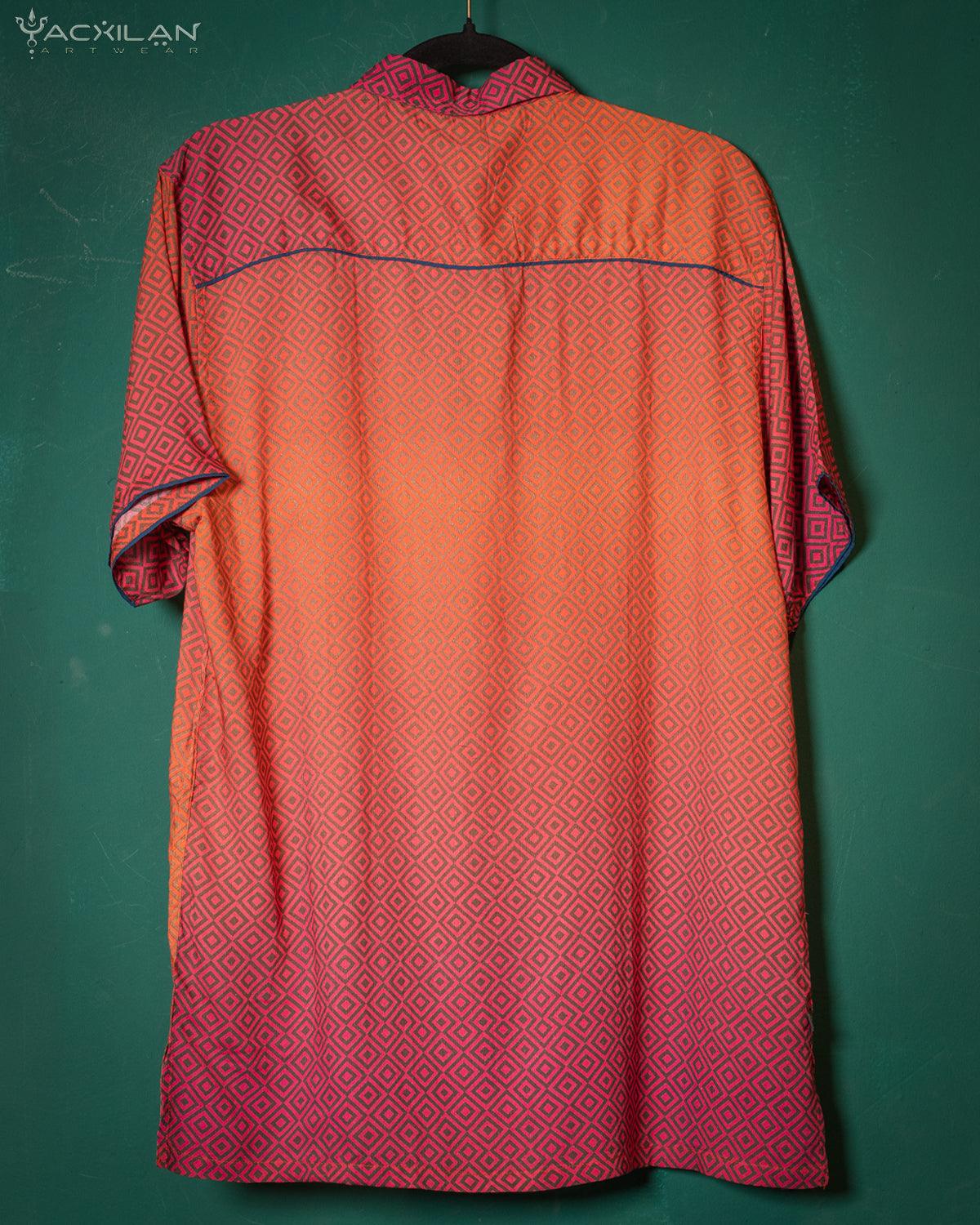 Shirt Men Half Sleeves / Bamboo - PINKAMALEON - Yacxilan Artwear