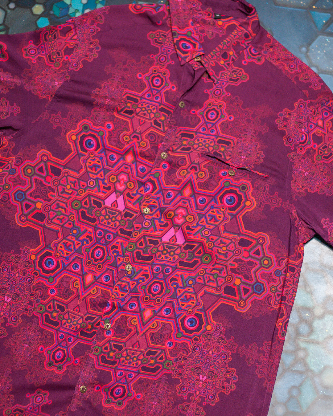 Shirt Men Half Sleeves / Bamboo - PINK DEMETRIO