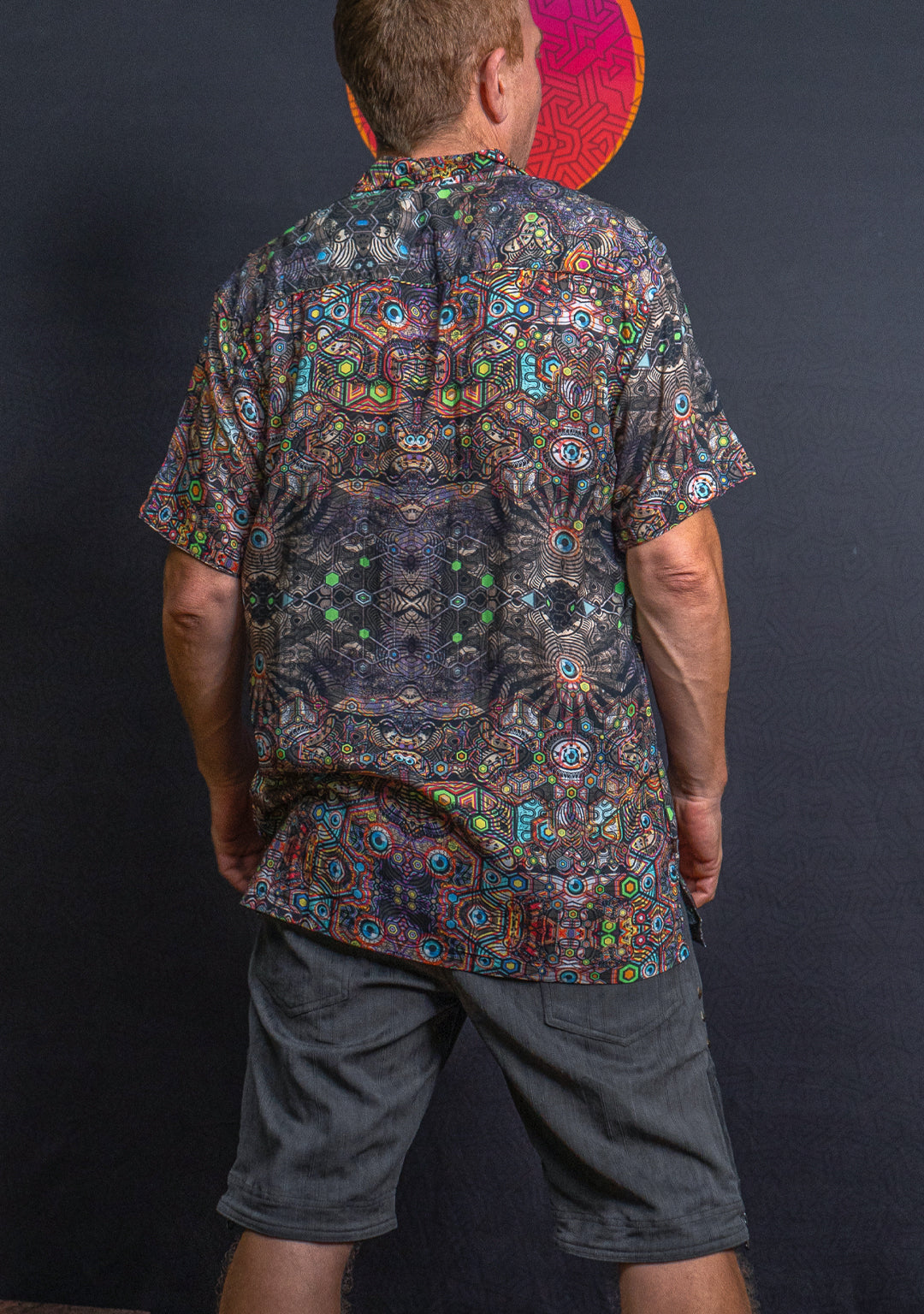 Shirt Men Half Sleeves / Bamboo - PSYCHEDELIKA GALACTIKA