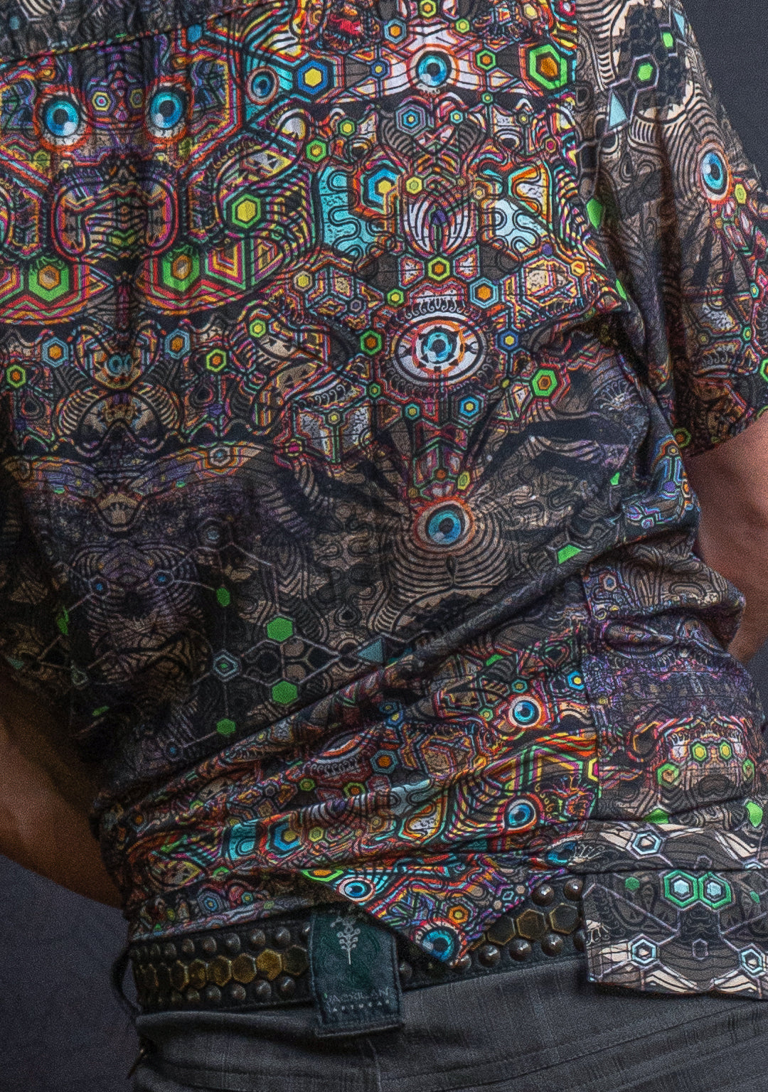 Shirt Men Half Sleeves / Bamboo - PSYCHEDELIKA GALACTIKA