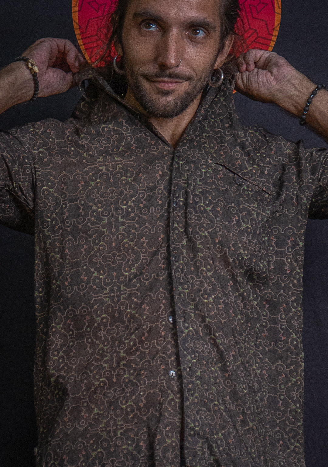 Shirt Men Half Sleeves / Bamboo - REBIRTH OF IKARO Forest