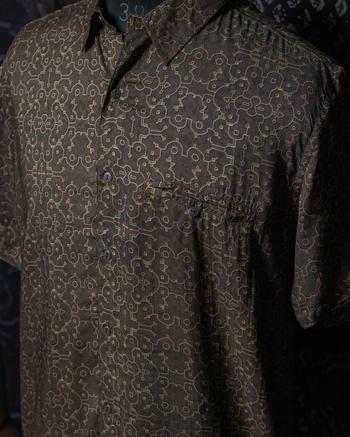 Shirt Men Half Sleeves / Bamboo - REBIRTH OF IKARO Forest