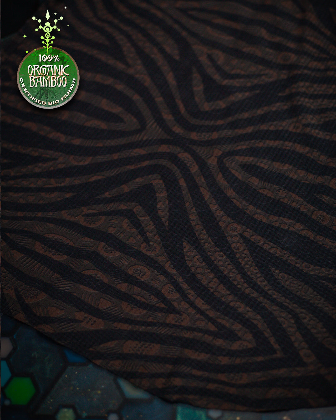 Shirt Men Half Sleeves / Organic Bio Farms Bamboo Squares - SHERKANKA