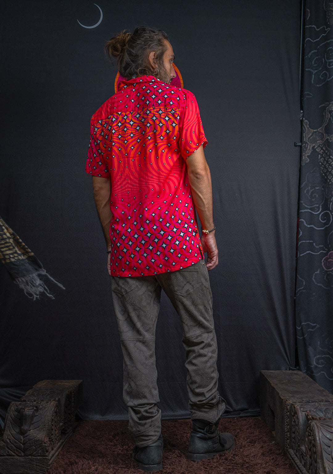 Shirt Men Half Sleeves / Bamboo -VULKAN