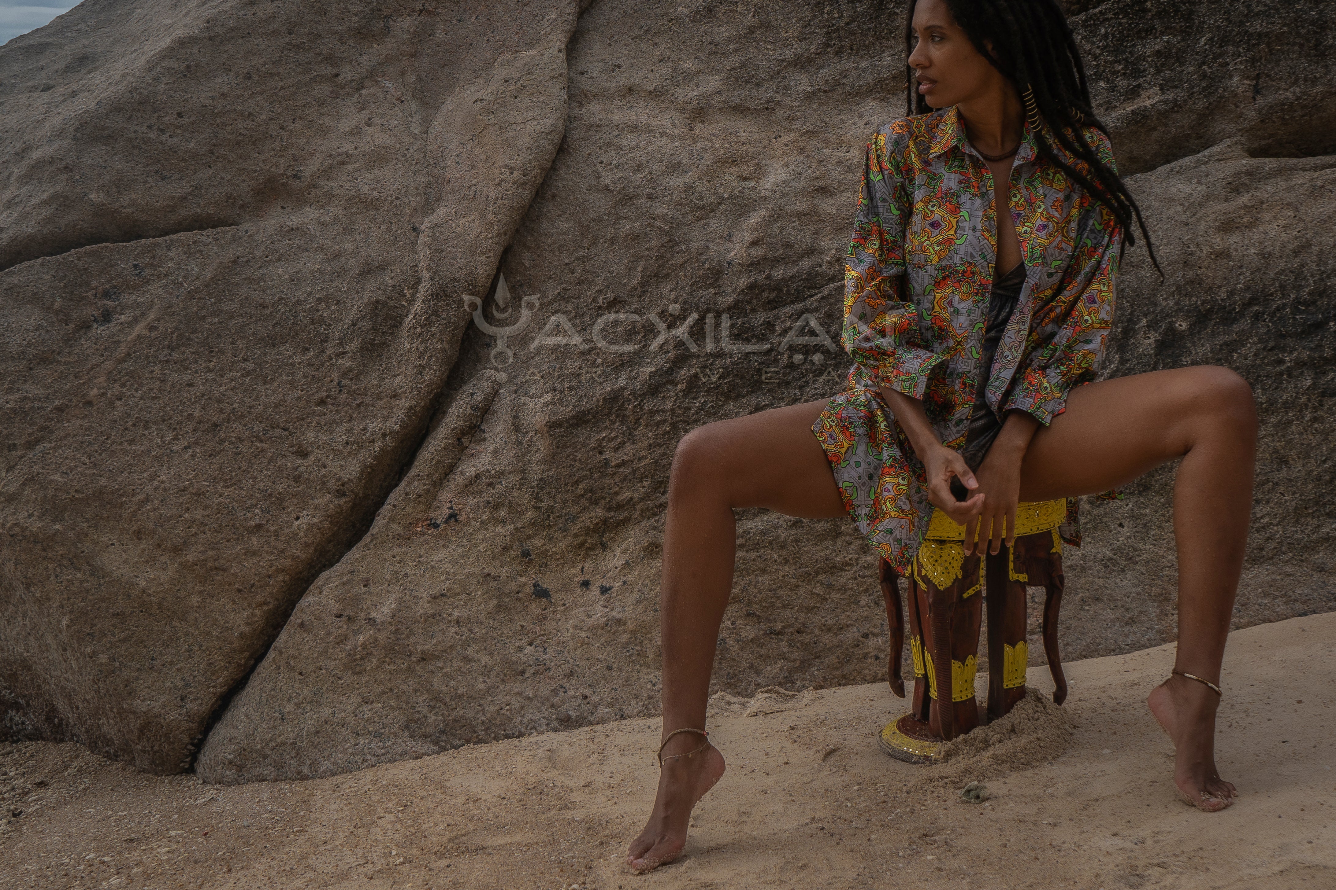 Longsleeve Shirt / Cotton Popeline - PAKAL'S GOLD