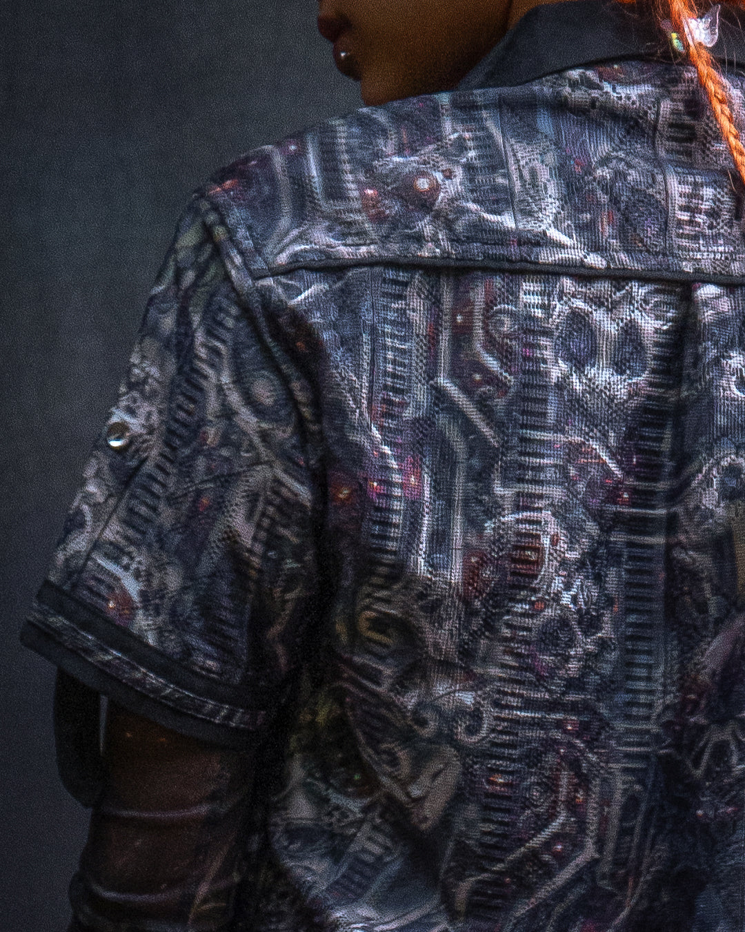 Shirt Men DOLCE Half Sleeves / Lace Black Border - SKULLOHOLICS