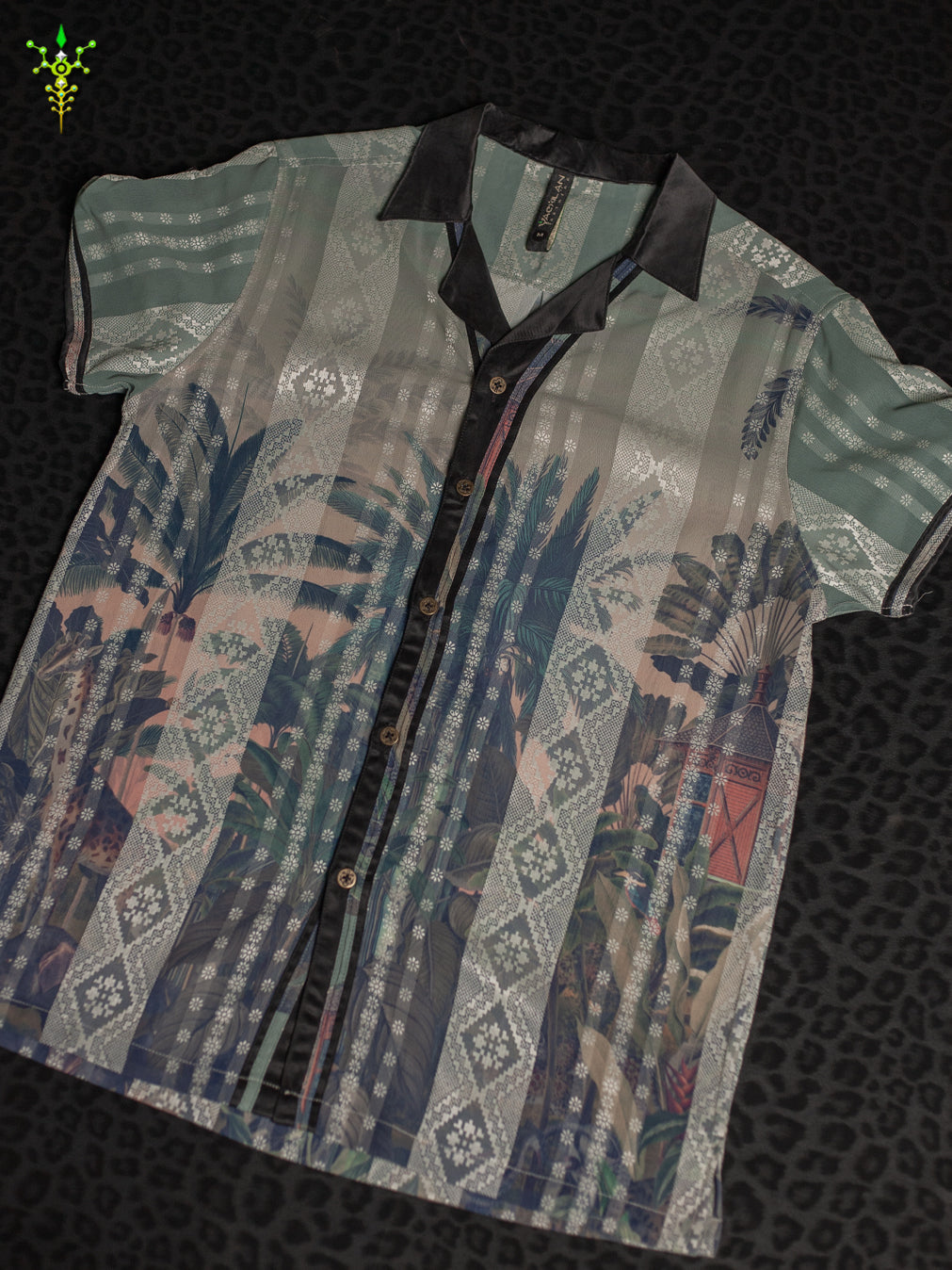 Shirt Men DOLCE Half Sleeves / Japanese Uragiri  - BOHO JUNGLATA