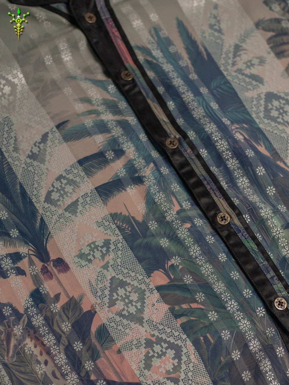 Shirt Men DOLCE Half Sleeves / Japanese Uragiri  - BOHO JUNGLATA