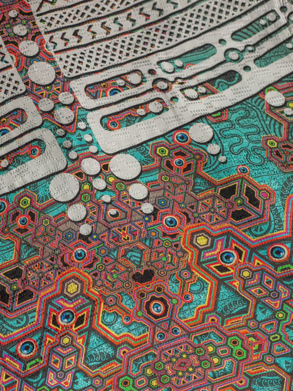 Shirt Men Half Sleeves / Bio Farms Orange Starcheckers - ATLANTIS TRIBALSEA