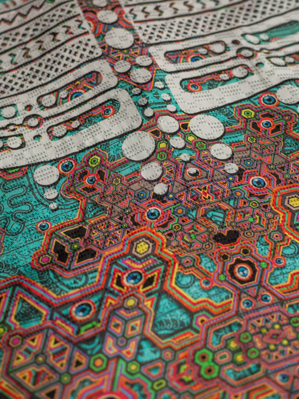 Shirt Men Half Sleeves / Bio Farms Orange Starcheckers - ATLANTIS TRIBALSEA