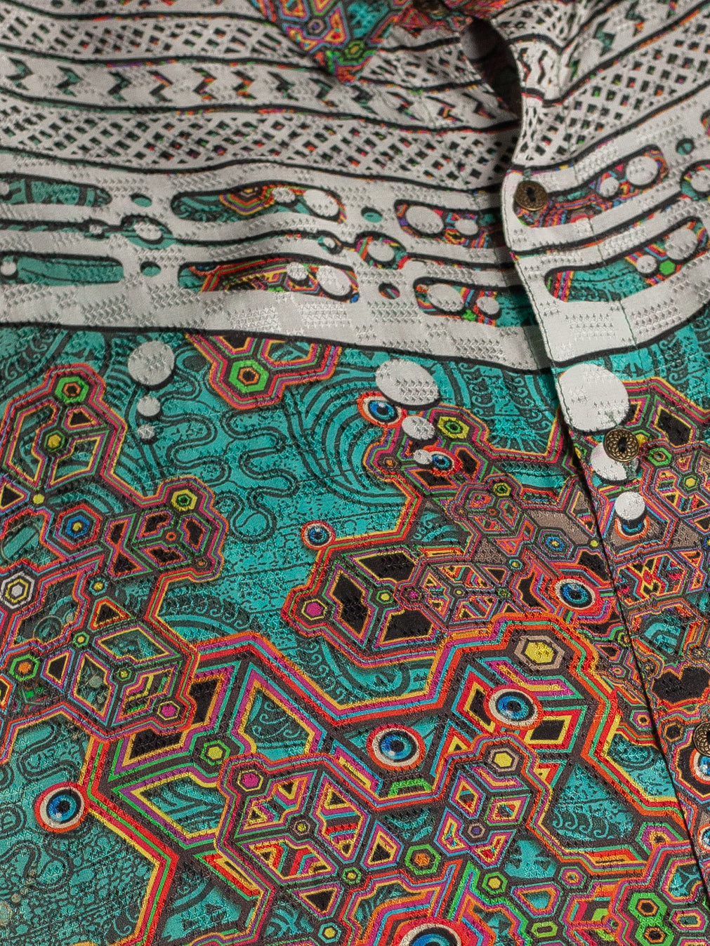 Shirt Men Half Sleeves / Bio Farms Orange Starcheckers - ATLANTIS TRIBALSEA