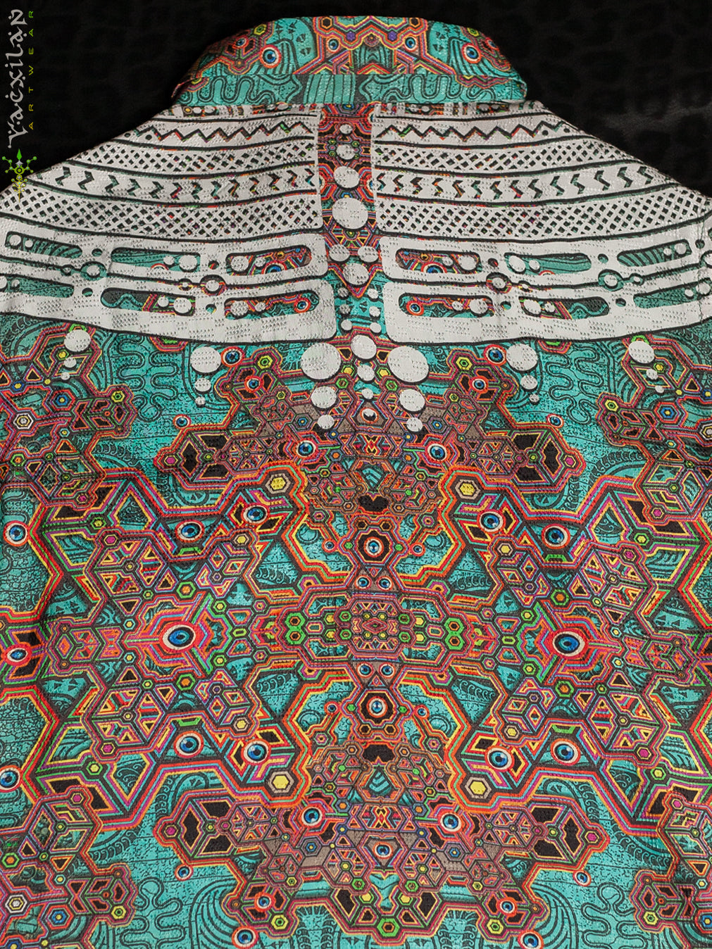 Shirt Men Half Sleeves / Bio Farms Orange Starcheckers - ATLANTIS TRIBALSEA