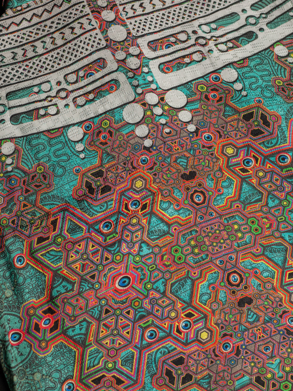 Shirt Men Half Sleeves / Bio Farms Orange Starcheckers - ATLANTIS TRIBALSEA