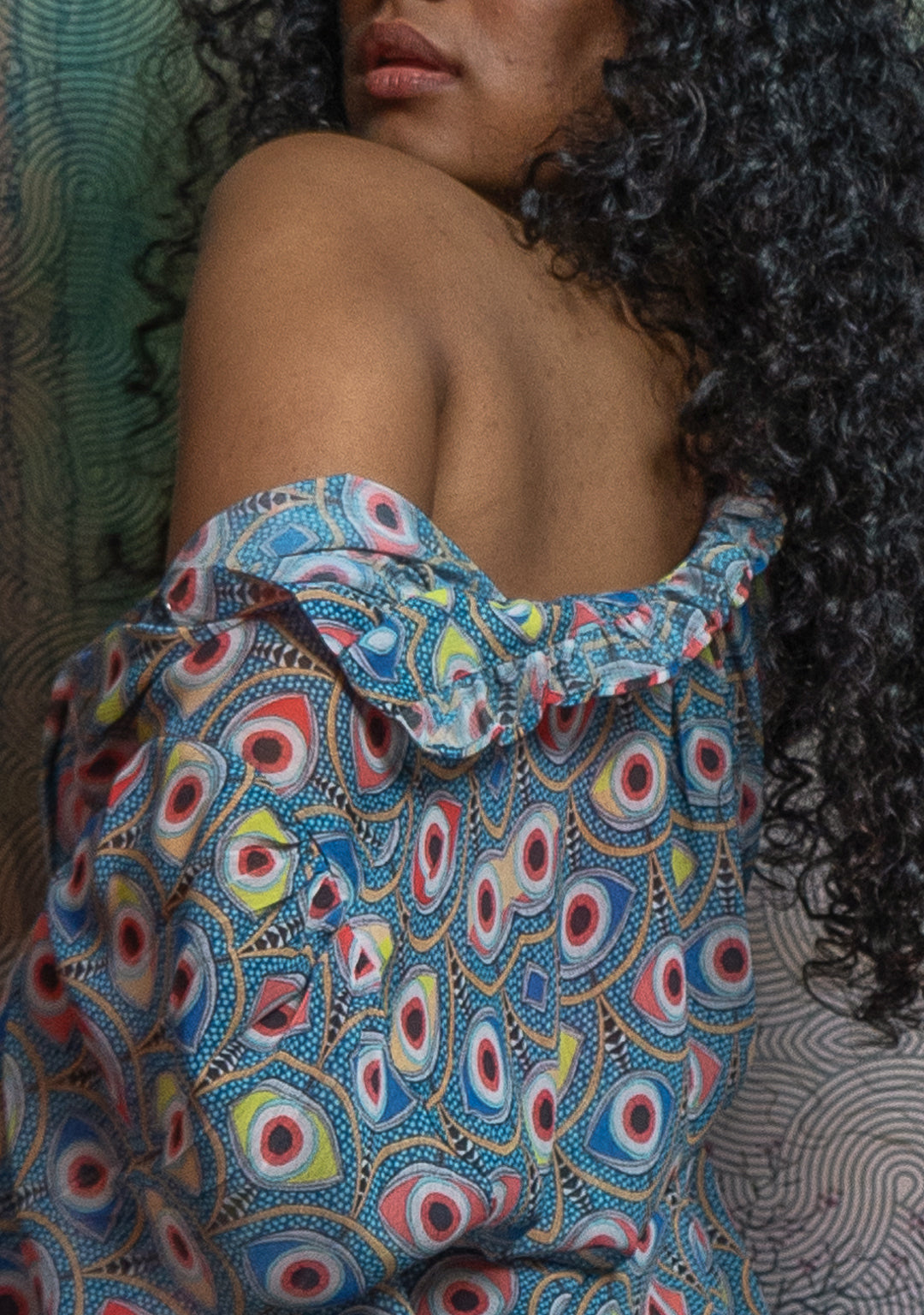 Shirt Woman Longsleeve Frufru / Voile Crepe - ALLEYESONYOU