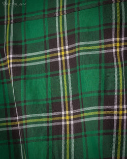 Shirt Men Long Sleeves / Cotton Lumberjack Tartan - IRISH FOREST - Yacxilan Artwear