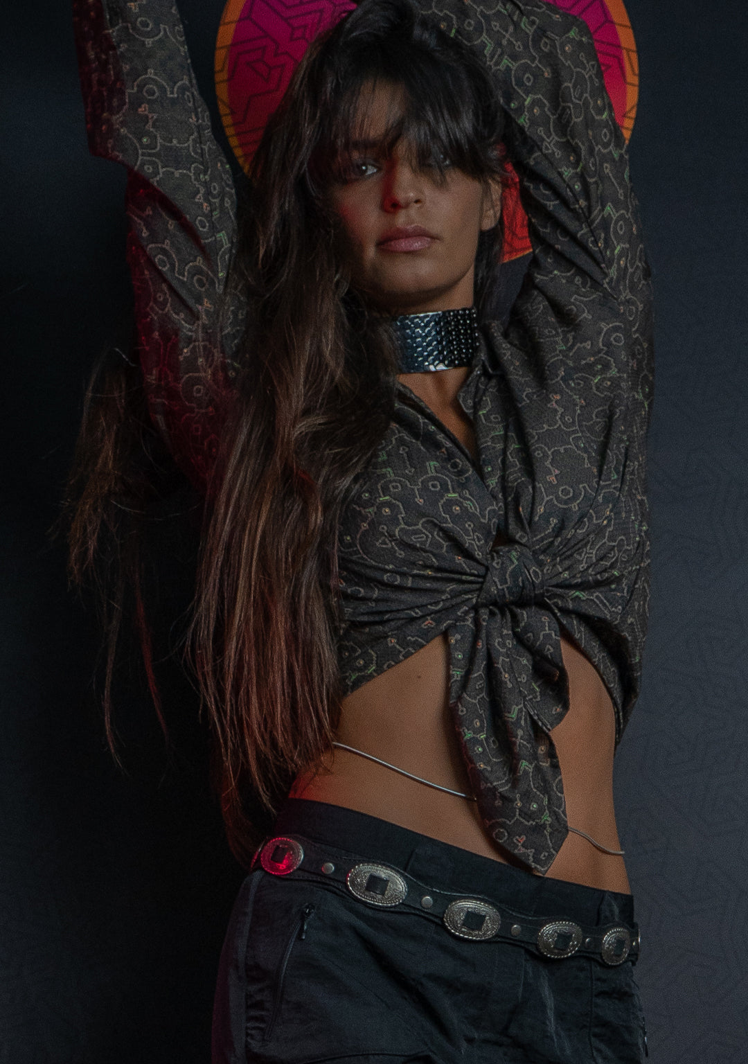 Shirt Woman Longsleeve Smarto / Bio Farms Bamboo - REBIRTH OF IKARO Forest