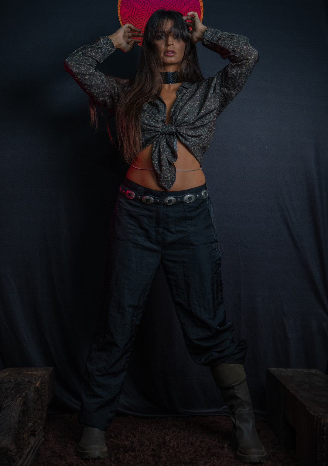 Shirt Woman Longsleeve Smarto / Bio Farms Bamboo - REBIRTH OF IKARO Forest