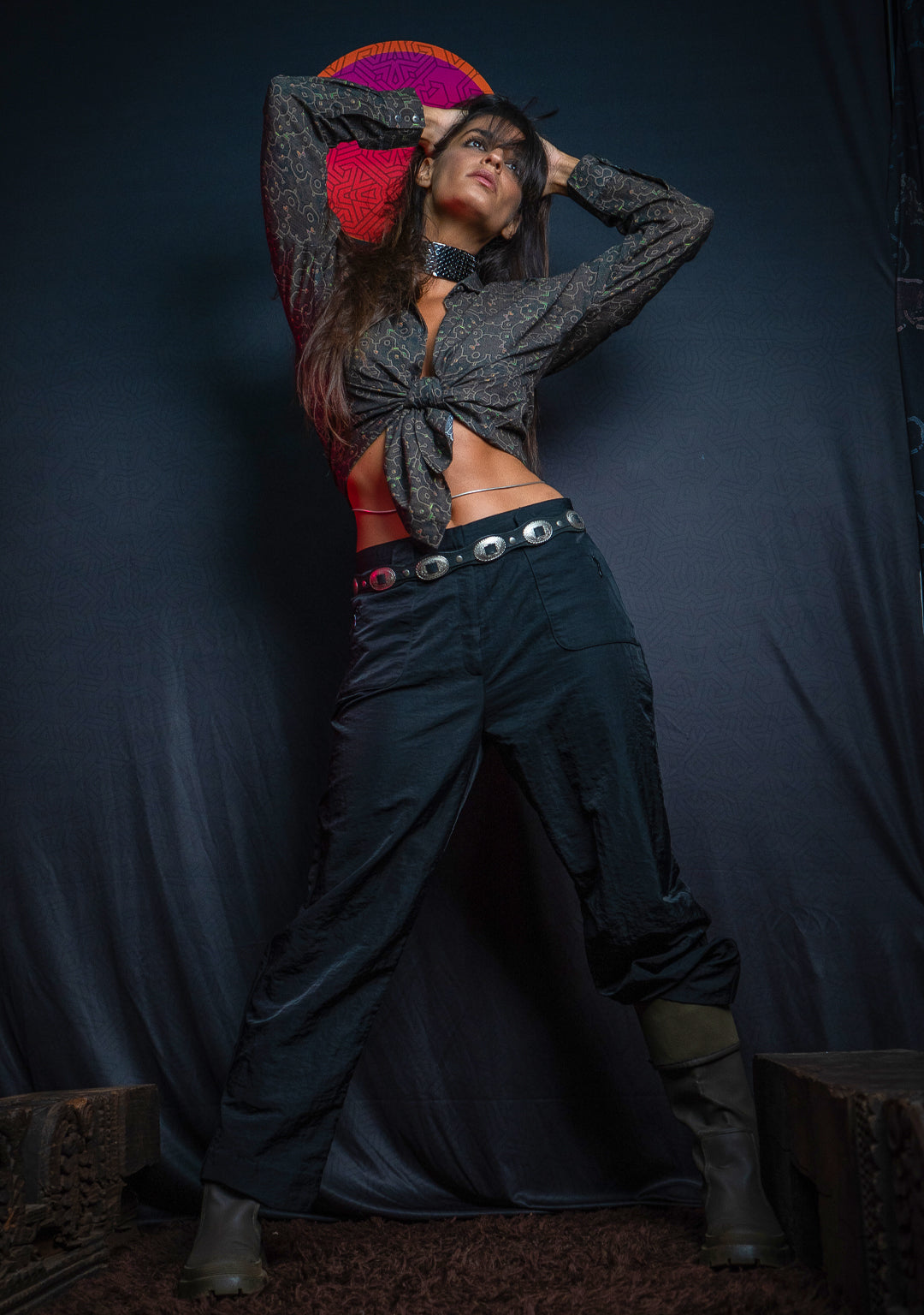 Shirt Woman Longsleeve Smarto / Bio Farms Bamboo - REBIRTH OF IKARO Forest