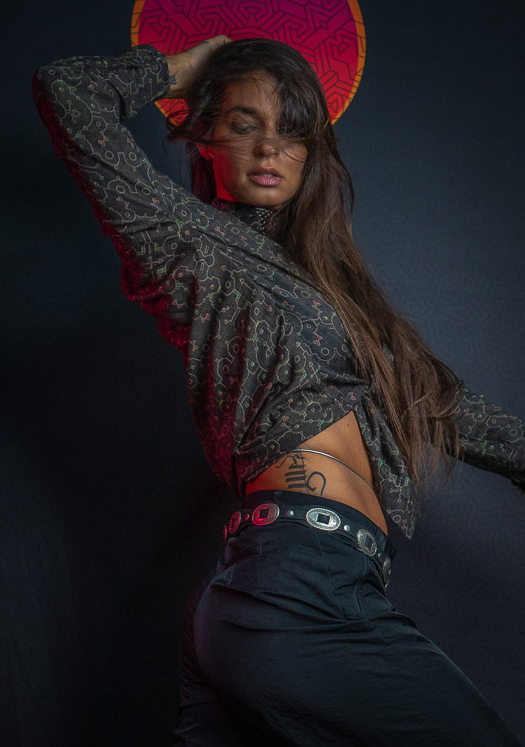 Shirt Woman Longsleeve Smarto / Bio Farms Bamboo - REBIRTH OF IKARO Forest