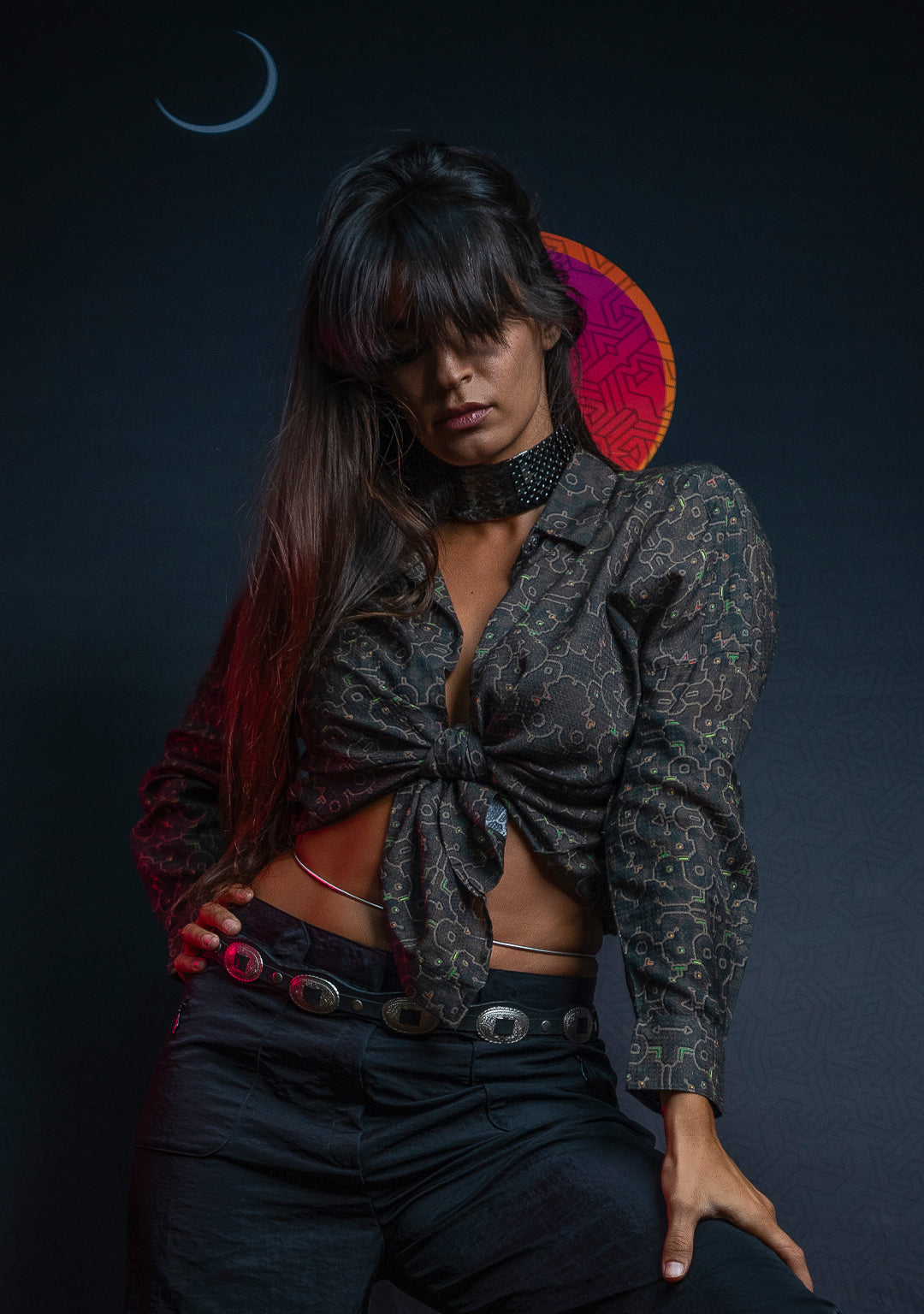 Shirt Woman Longsleeve Smarto / Bio Farms Bamboo - REBIRTH OF IKARO Forest