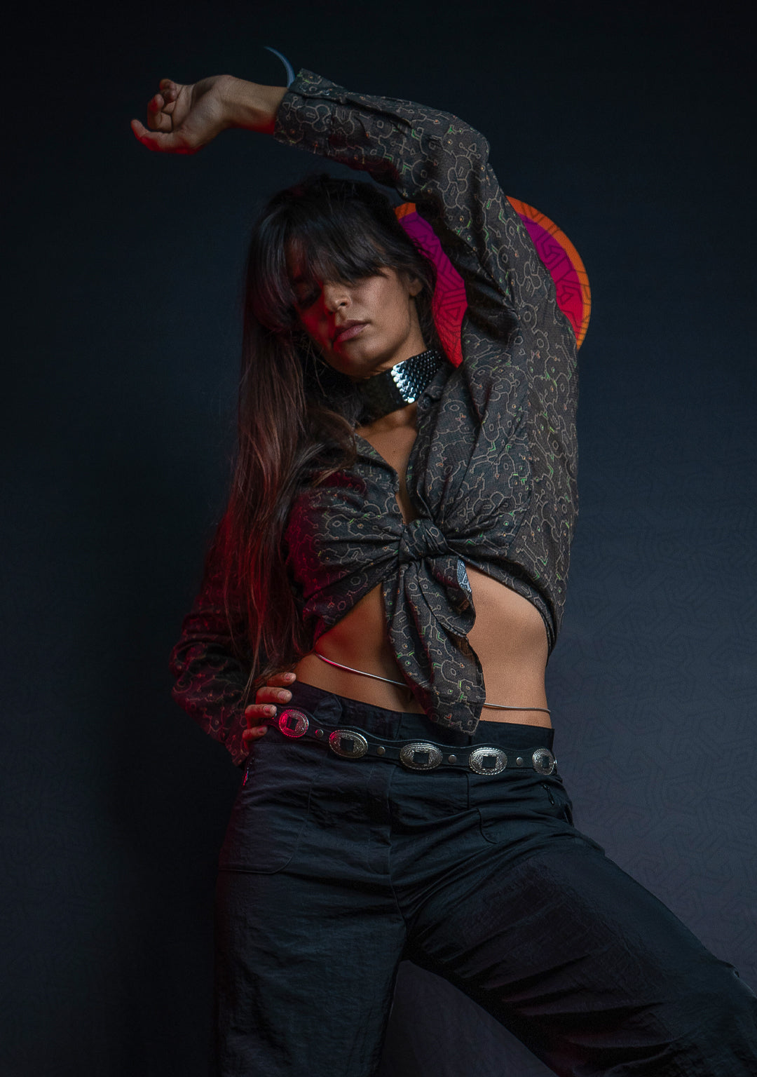 Shirt Woman Longsleeve Smarto / Bio Farms Bamboo - REBIRTH OF IKARO Forest