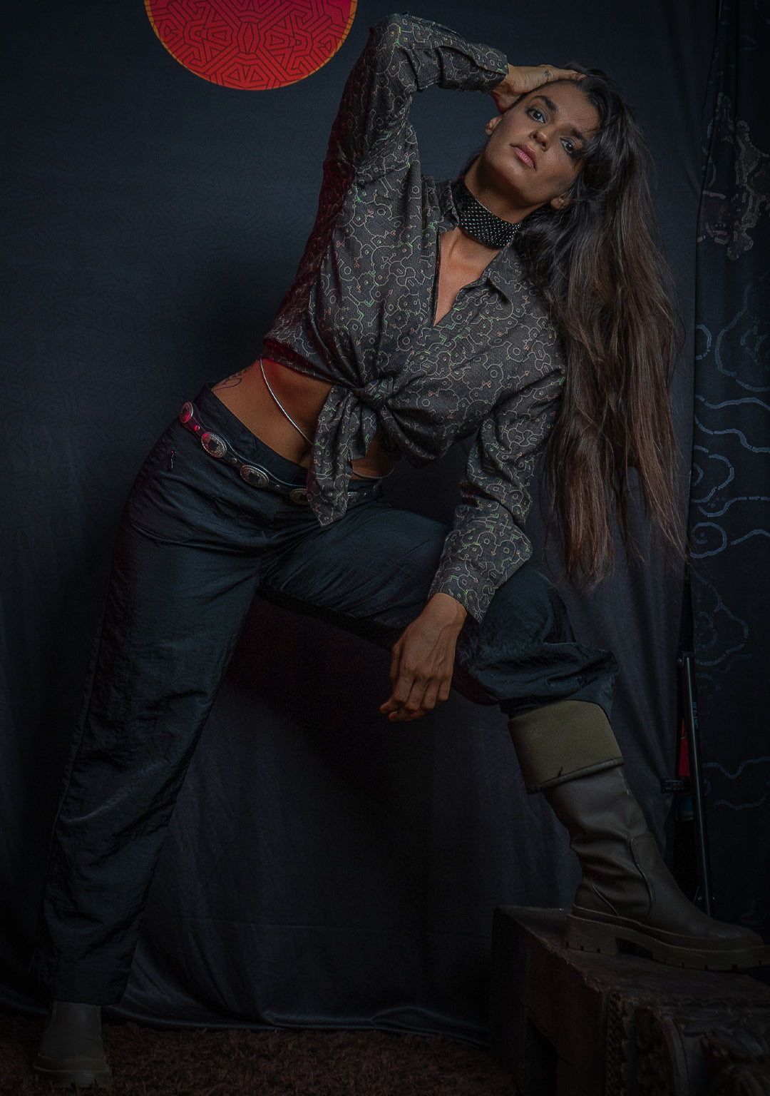 Shirt Woman Longsleeve Smarto / Bio Farms Bamboo - REBIRTH OF IKARO Forest