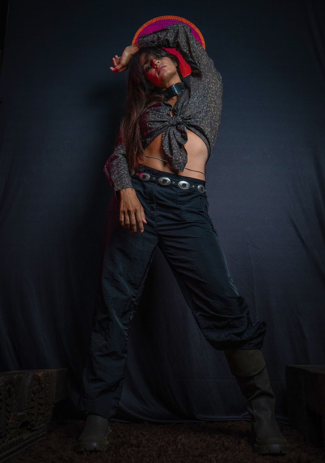 Shirt Woman Longsleeve Smarto / Bio Farms Bamboo - REBIRTH OF IKARO Forest