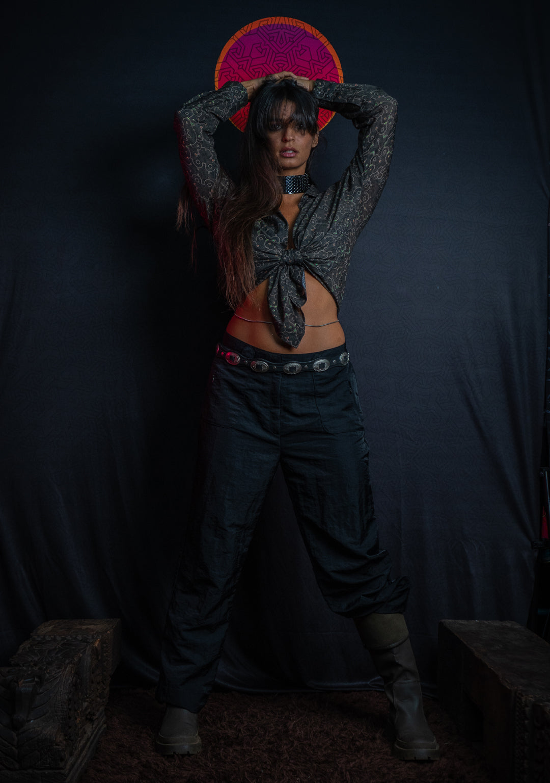 Shirt Woman Longsleeve Smarto / Bio Farms Bamboo - REBIRTH OF IKARO Forest