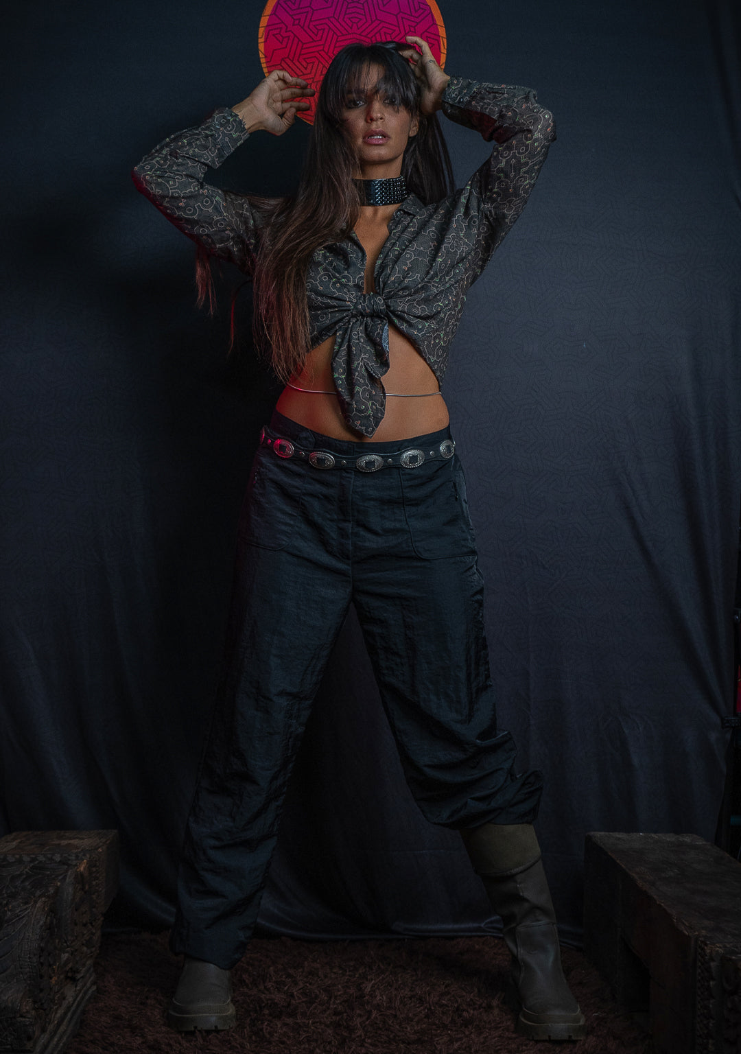 Shirt Woman Longsleeve Smarto / Bio Farms Bamboo - REBIRTH OF IKARO Forest