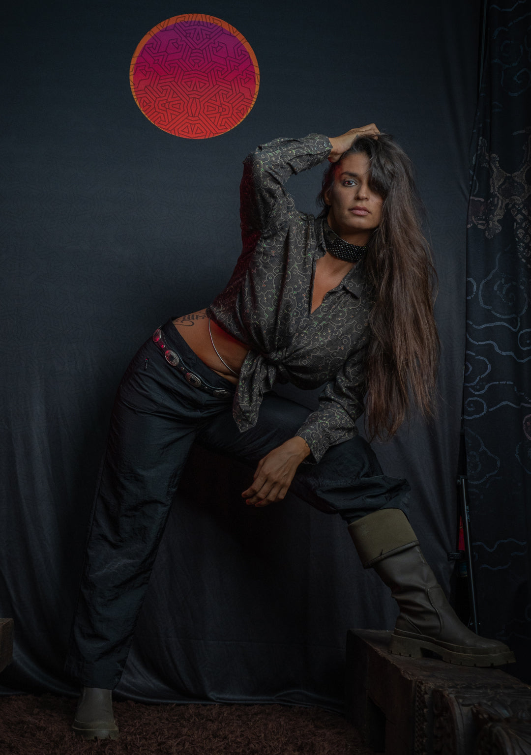 Shirt Woman Longsleeve Smarto / Bio Farms Bamboo - REBIRTH OF IKARO Forest