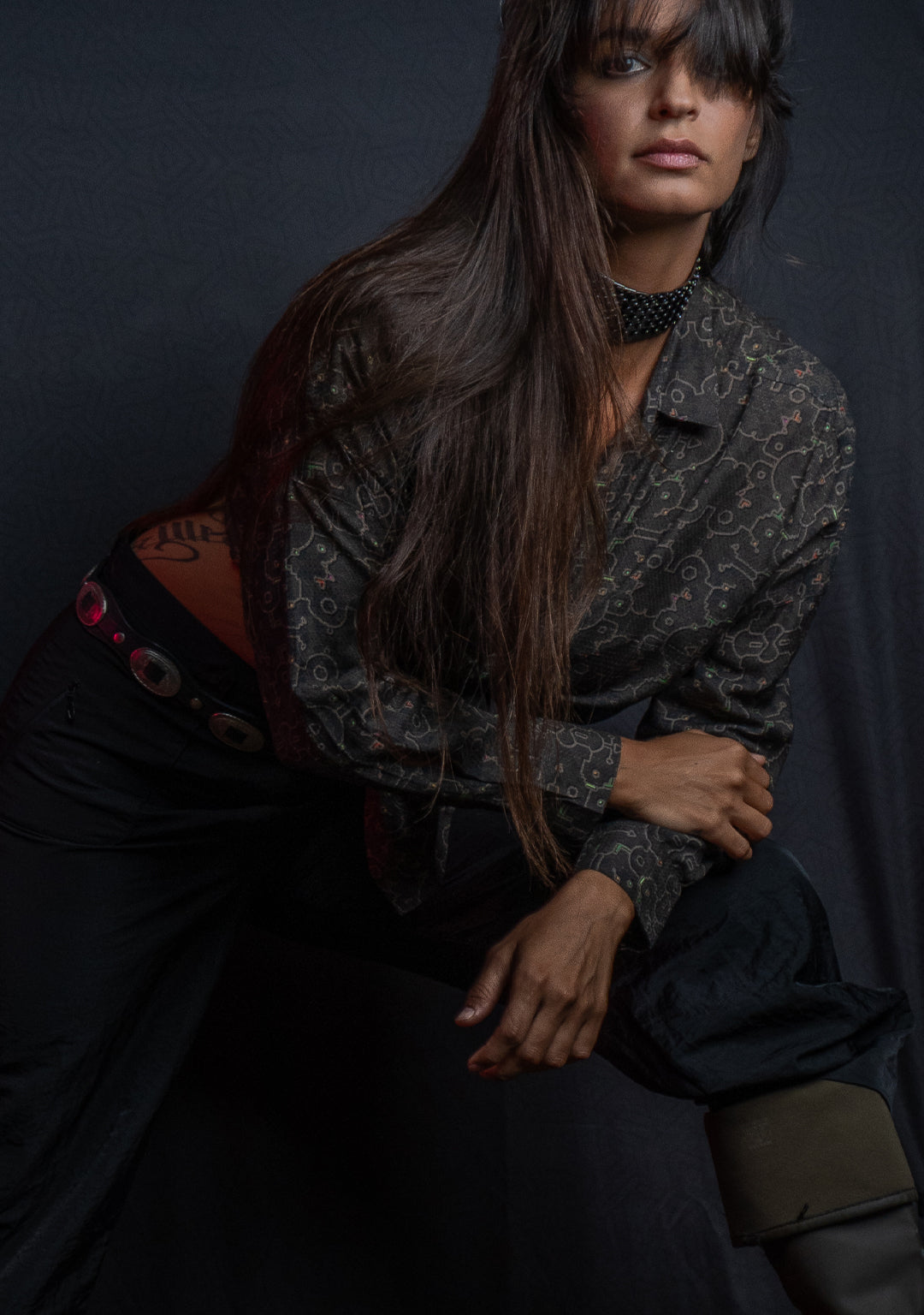 Shirt Woman Longsleeve Smarto / Bio Farms Bamboo - REBIRTH OF IKARO Forest