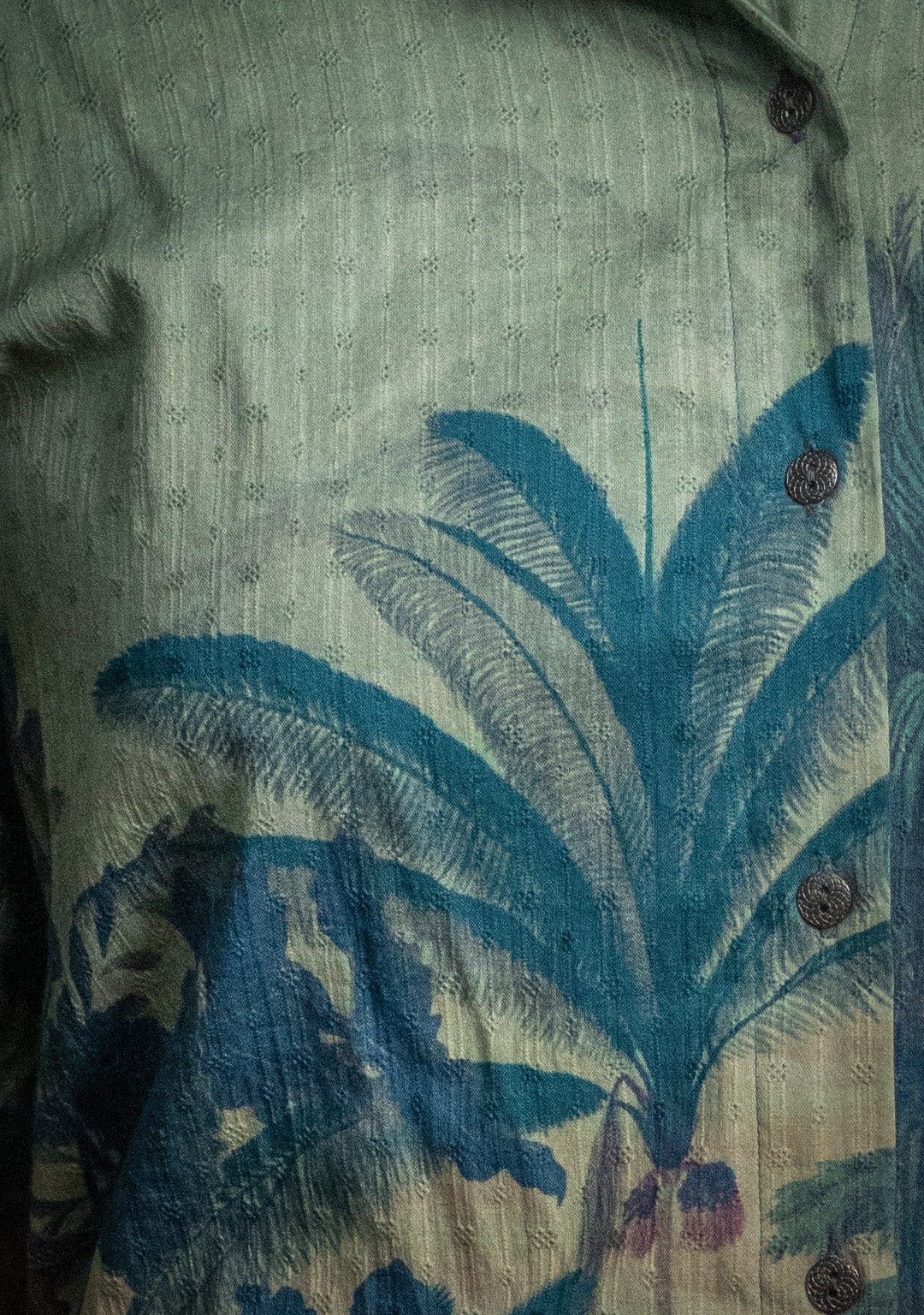 Shirt Woman Longsleeve Smarto / Cotton Embroidery - JUNGLATA