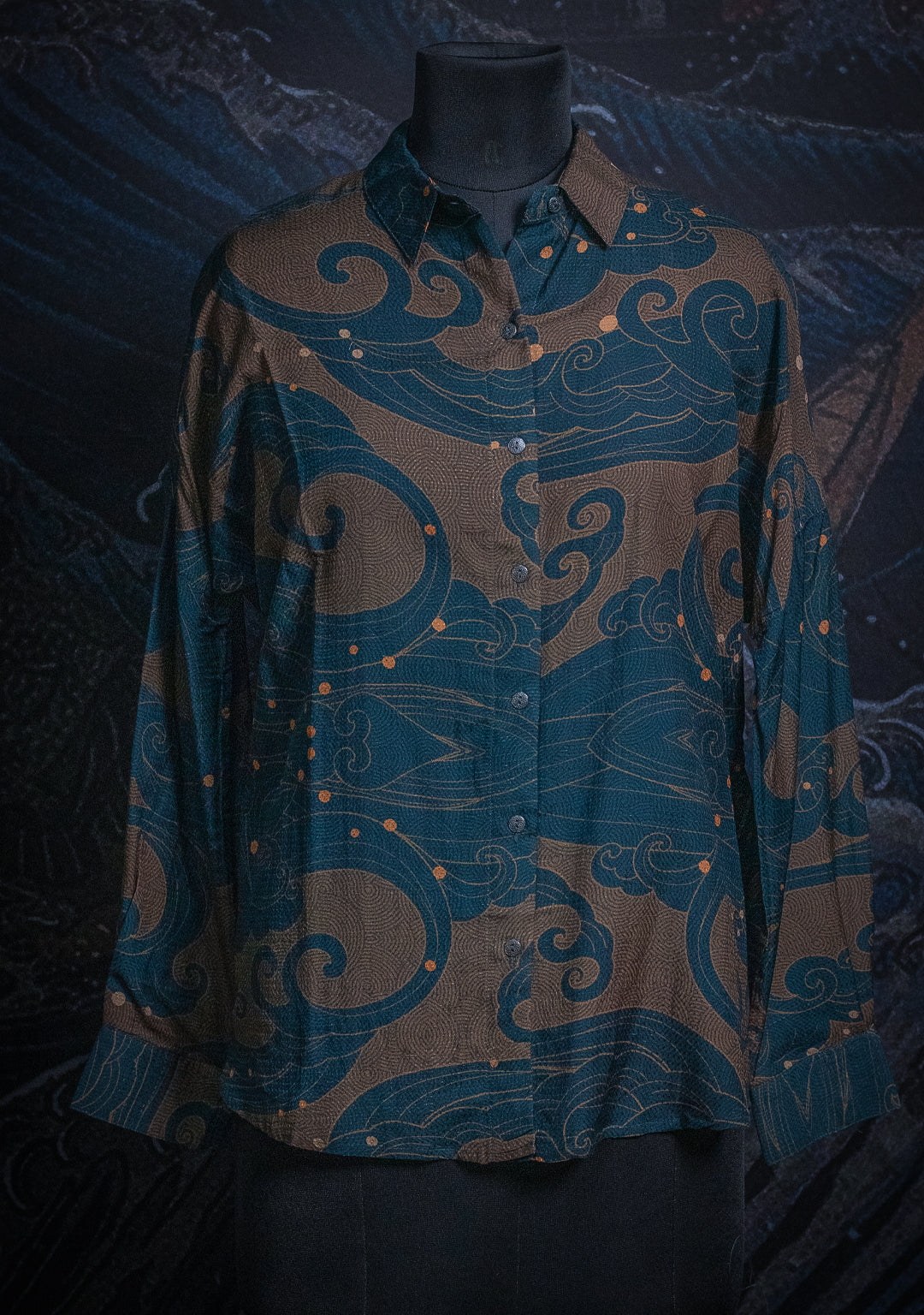 Longsleeve Smarto Shirt Woman / Bio Farms Orange - SHOGUNSEA