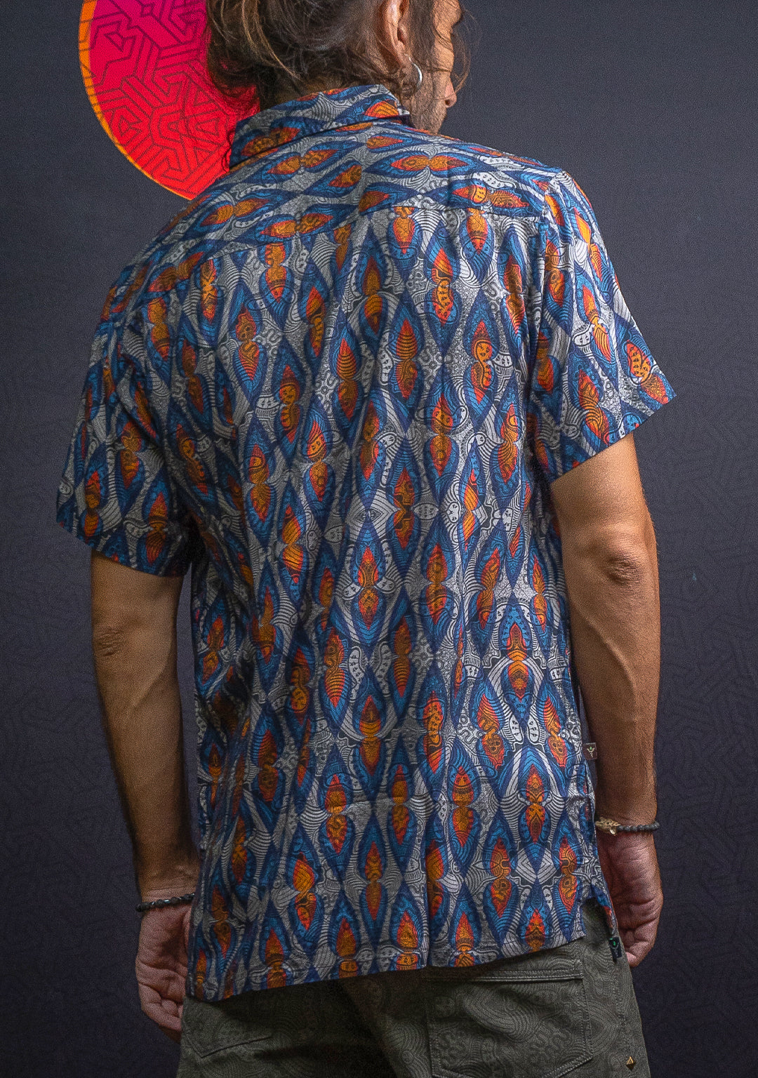 Shirt Men Half Sleeves / Bamboo - AFROFLAMES