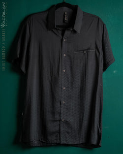 Shirt Men Half Sleeves / Bamboo - ARAKIZ - Yacxilan Artwear