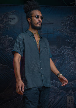 Shirt Men Half Sleeves / Bamboo - ARAKIZ