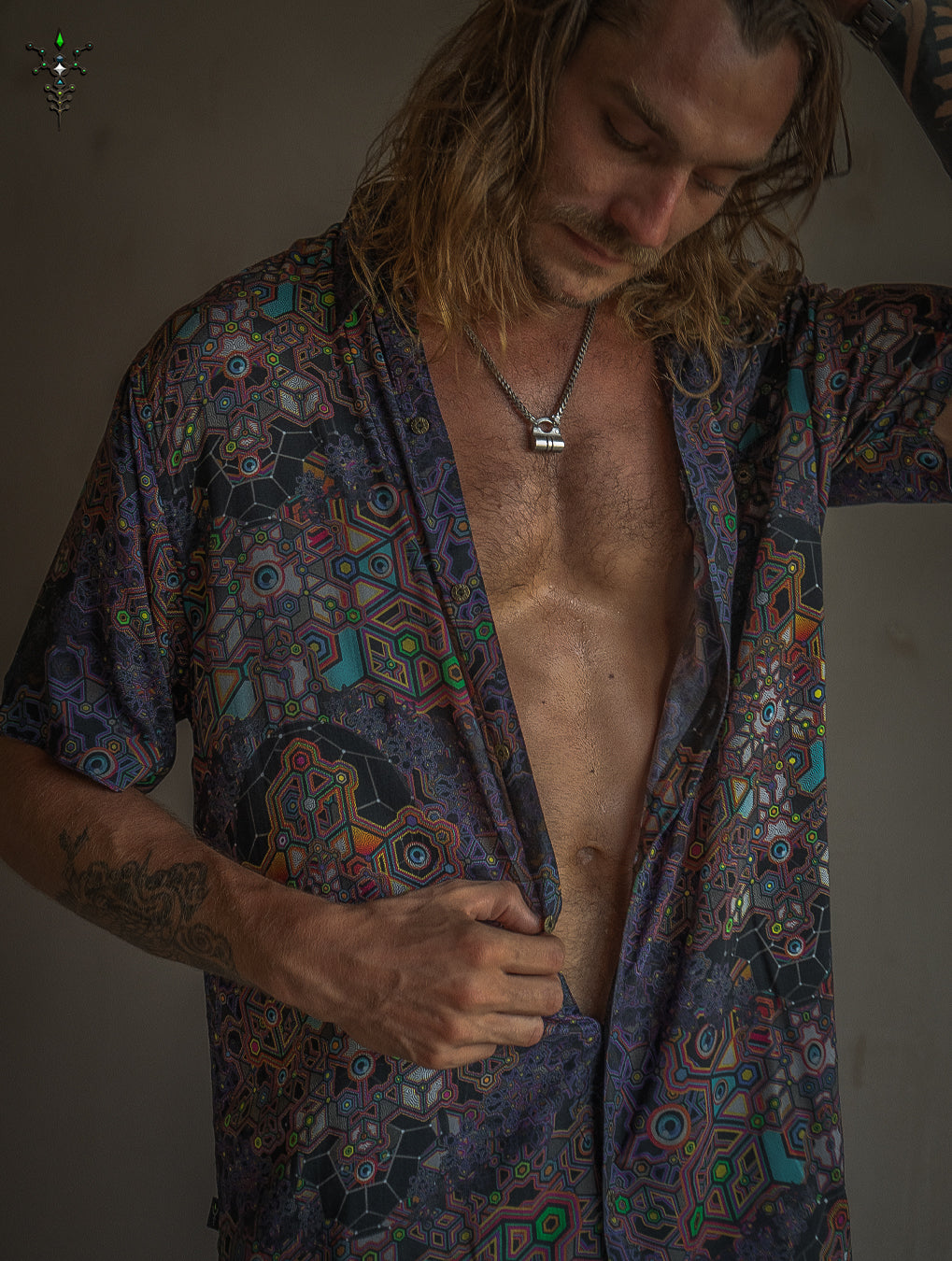 Shirt Men Half Sleeves / Bamboo - ASTROCORAL