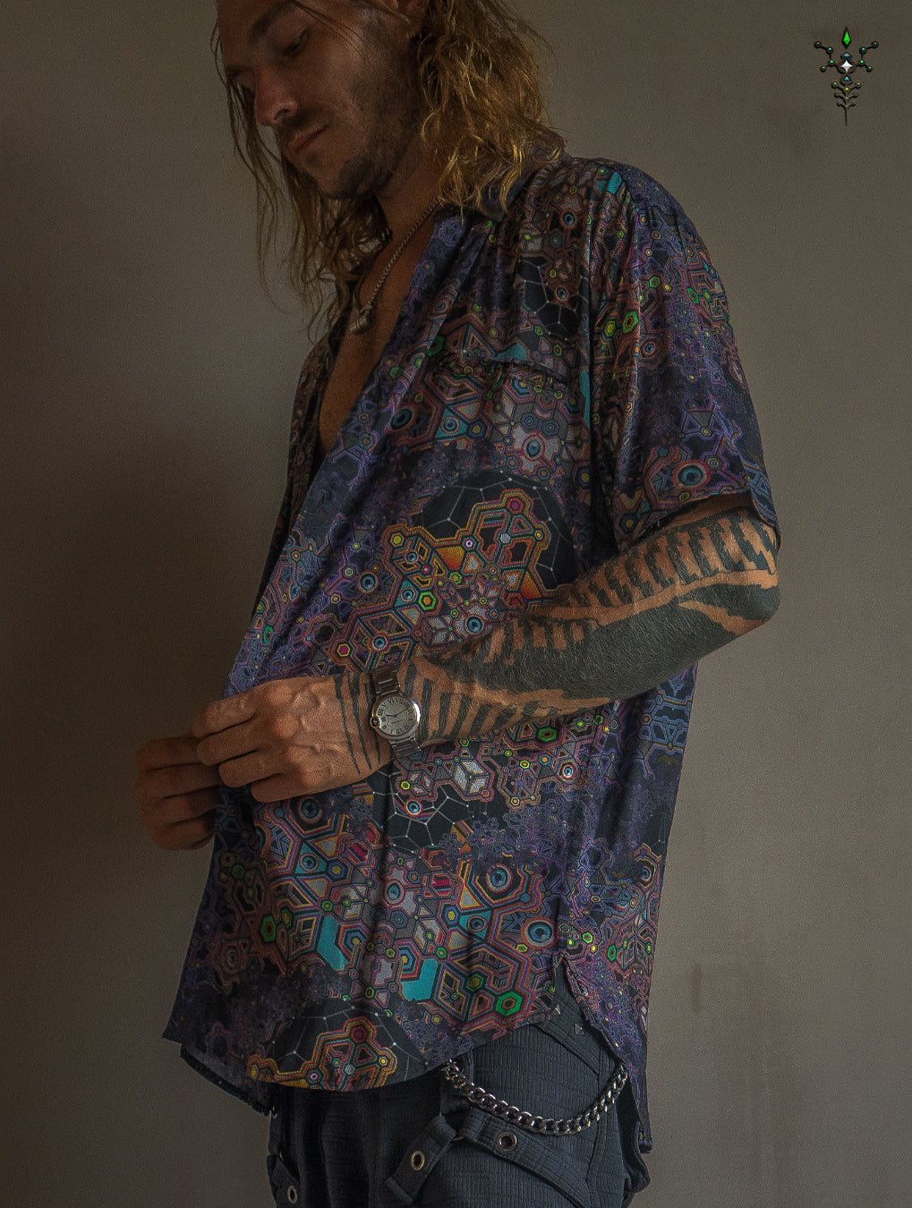 Shirt Men Half Sleeves / Bamboo - ASTROCORAL
