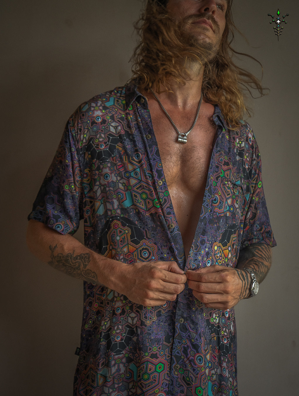 Shirt Men Half Sleeves / Bamboo - ASTROCORAL