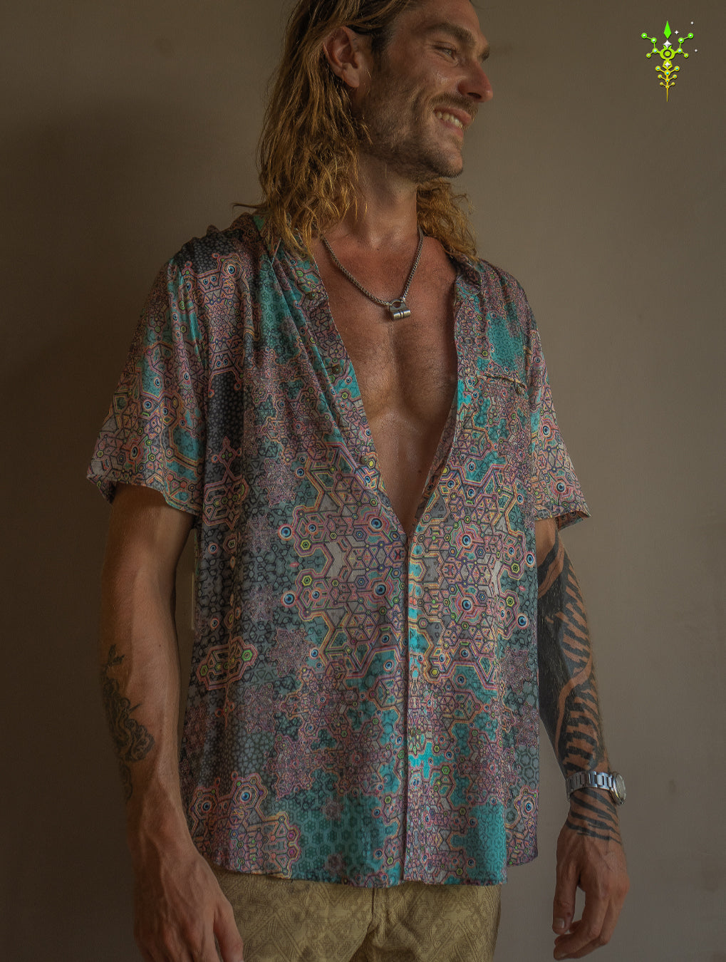 Shirt Half Sleeves / Bamboo - ATLANTHEON White ARAKIS