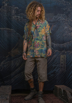 Shirt Men Half Sleeves / Bamboo - BAAGH