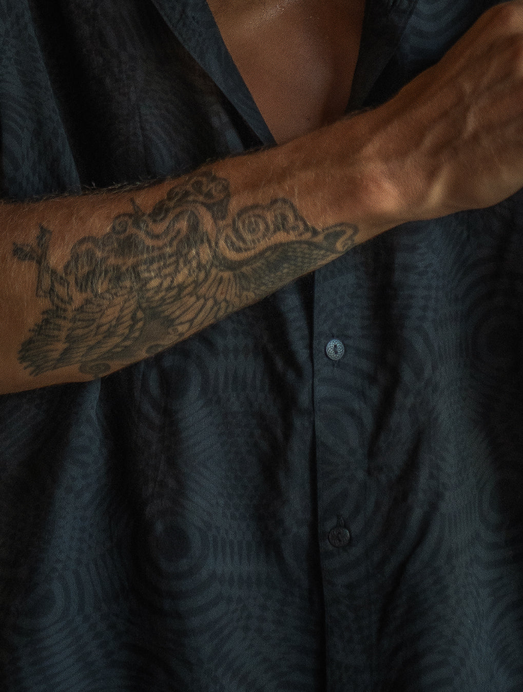 Shirt Men Half Sleeves / Bamboo - BLACK WIERD NOIZES