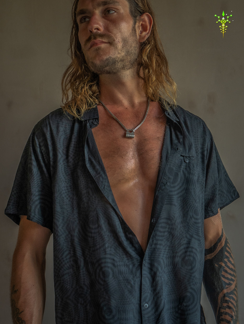Shirt Men Half Sleeves / Bamboo - BLACK WIERD NOIZES