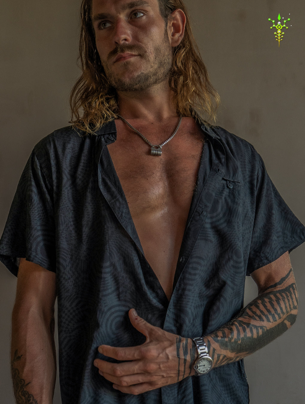 Shirt Men Half Sleeves / Bamboo - BLACK WIERD NOIZES