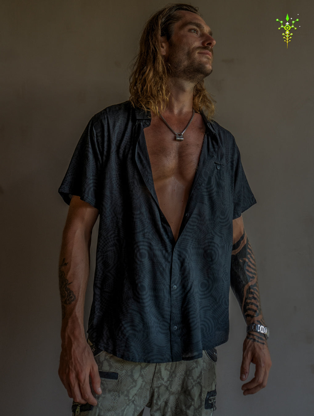 Shirt Men Half Sleeves / Bamboo - BLACK WIERD NOIZES